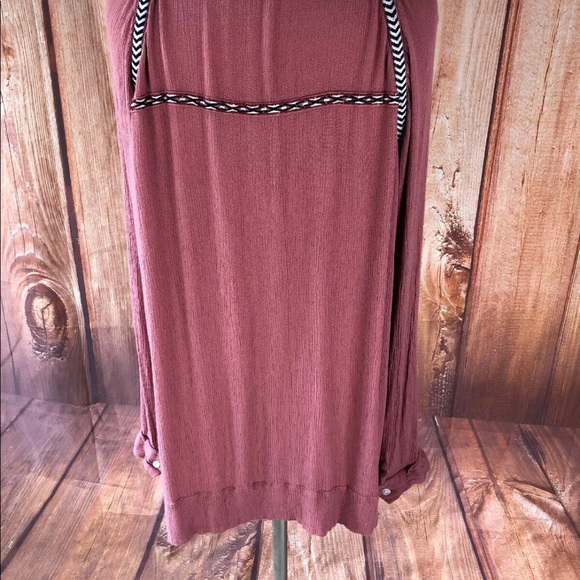 Tularosa Wyatt tunic blouse rose size XL - Picture 4 of 7